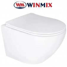 Унітаз підвісний Winmix ELLIPSE 0305-T3 485*360*365mm, система змиву TORNADO 3.0