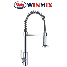 Змішувач для кухні Вухо Winmix Premium SPRING (Chr-017) з виливом пружина, Польща