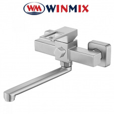 Змішувач для ванни довгий ніс Winmix Fit Euro (Chr-006A), Польща (нержавіюча сталь)
