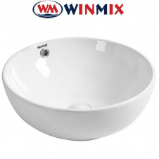 Раковина (умивальник) накладна Winmix Premium ELLIPSE-0205 430*430*175mm (біла)