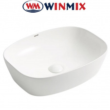 Раковина (умивальник) накладна Winmix Premium DIVERSE-0109 500*380*140mm (біла)