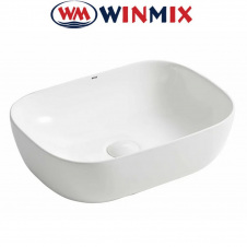 Раковина (умивальник) накладна Winmix Premium DIVERSE-0112 455*325*135mm (білий)