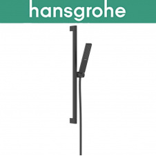 Душовий набір зі стійкою Hansgrohe (art 24370670) Pulsify E 100 1jet EcoSmart 65 см, Чорний мат
