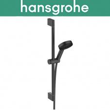 Душовий набір зі стійкою Hansgrohe (art 24160670) Pulsify Select Relaxation 65 см, Чорний мат