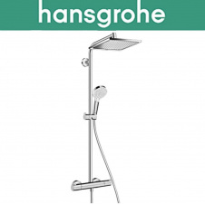 Душова система з термостатом Hansgrohe (art 27271000) Crometta E 240 1jet Showerpipe, Хром