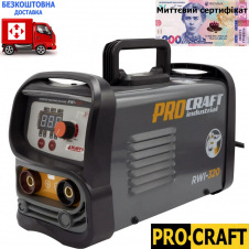 Зварювальний інверторний апарат Procraft industrial RWI320 (MMA, TIG)+сетифікат