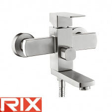 Змішувач для ванни короткий ніс Rix KUB (Chr-009) EURO, SUS304 з нержавіючої сталі