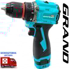 Акумуляторний шуруповерт Grand ДА-16 Li BL (безщітковий) (2*(16в, 2 А/г))