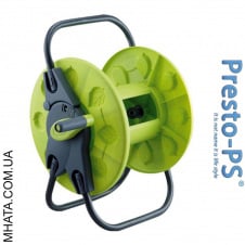 Котушка для шланга (без коліс) зелена (60м-1/2) Presto-Ps 3201