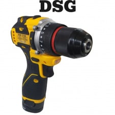 Акумуляторний шуруповерт DSG CD-12BL (безщітковий, у кейсі), 2*(12В, 2А/г)