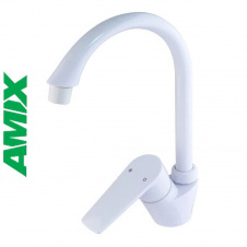 Змішувачі для кухні из термопластика AMIX Oscar-011 White (без підводки), Білий