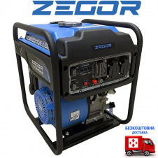 Генератор бензиновий інверторний Zegor DIN-OPEN3500 3,0-3,5 кВт, ручний стартер