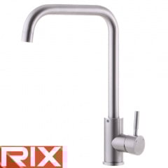 Змішувач для кухні Вухо Rix SUS (Chr-011-G), SUS304 з нержавіючої сталі Житомир
