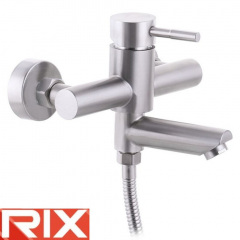 Змішувач для ванни короткий ніс Rix SUS (Chr-009) EURO, SUS304 з нержавіючої сталі Київ