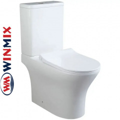 Унітаз-компакт WINMIX WAVE 0402-T3 650*350*830mm, система змиву TORNADO 3.0 Каменское