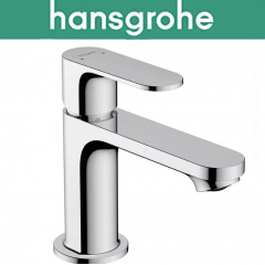 Змішувач Hansgrohe (art 72510000) для раковини одноважільний зі зливною гарнітурою, Rebris S 80, Хром Дніпро