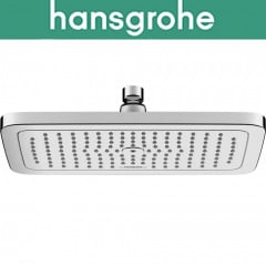 Душова стельова лійка Hansgrohe (art 26257000) CROMA E 1jet, Хром (28*28см) Київ