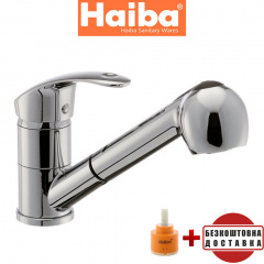 Змішувач для кухні ялинка з лійкою HAIBA Mars (Chr-014) Белгород-Днестровский