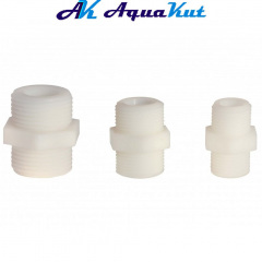 Перехідник Aquakut НР-М16-НР, 1/4" HP 16 гайка 1/4" НР, міжколбовий (A-1072) Одесса