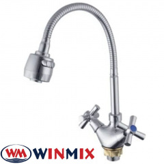 Змішувач для кухні Вухо без підведення, рефлекторний Winmix Toledo Nut REFLECTOR (Chr-271), Польща Київ