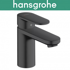 Змішувач Hansgrohe (art 71551670) для раковини одноважільний зі зливним набором, Vernis Blend, Чорний мат Павлоград