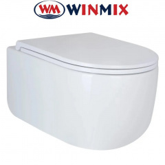 Підвісний унітаз Winmix Premium TOPPER 0302-T3 490*360*380mm, система змиву TORNADO 3.0 Каменка-Днепровская