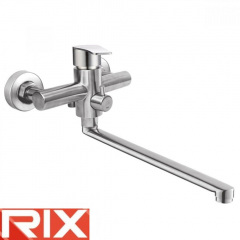 Змішувач для ванни довгий ніс Rix JAX-006 Euro, SUS304 з нержавіючої сталі Киев