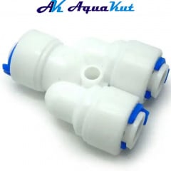 Трійник Y-подібний Aquakut двоходовий дільник потоку, QC-QC-QC, 3/8&quot;QC-1/4&quot; QC-1/4&quot; QC, (DCC-017С) Київ