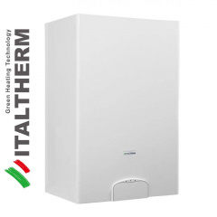 Газовий котел Italtherm Time max 24 F (двоконтурний, турбований) + труба Київ