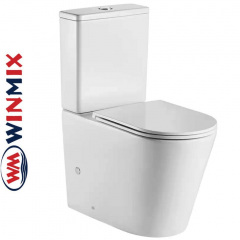 Унітаз-компакт Winmix Premium BEVEL 0402-T1 670*390*880mm, система змиву TORNADO 1.0 Нововолынск