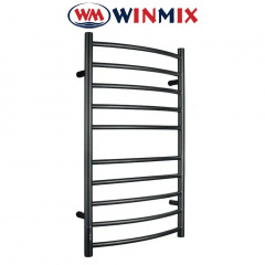 Сушка для рушників електричний Winmix Fine Style EPS-5286R-10TB-Black з таймером (чорний, правий, 10 перекладин) Конотоп