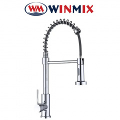 Змішувач для кухні Вухо Winmix Premium SPRING (Chr-017) з виливом пружина, Польща Київ