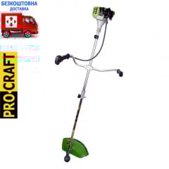 Бензокоса ProCraft T3800-S (2 ножі (40Т победит, 3Т, 8Т) та 1 котушка-волосінь) розбірна штанга 26 мм Чернівці