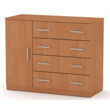 Комод 4+1Б Компанит лдсп ольха