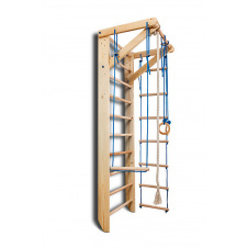 Шведская стенка Sportbaby Sport 2-220 деревянная спортивный уголок для дома с креплением к стене