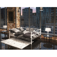 Двоспальне ліжко-140 Амарант Тенеро 140х190 см металеве