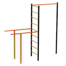Спорткомплекс для вулиці Dali-203 шведська стінка з брусами+турник