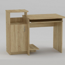 Компьютерный стол Компанит СКМ-2 1102х600х750 мм дуб сономе