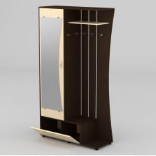 Прихожая Компанит Юлия 1100х2026х400 мм венге