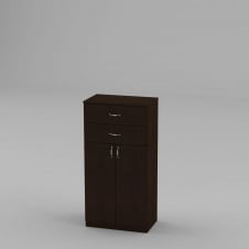 Книжкова шафа Компаніт КШ-14 1200x604x370 мм дуб венге