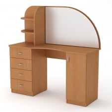 Туалетний столик Компанит Трюмо-6 1300х1300х460 мм дсп бук