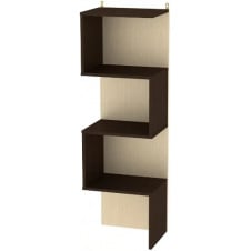 Навесная полка Компанит П-26 1264х400х316 мм лдсп венге-комби