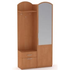 Прихожая Компанит Лидия 1000х2000х375 мм ольха