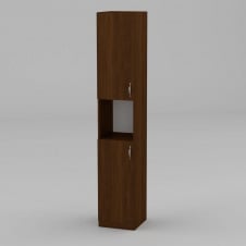 Книжкова шафа Компаніт КШ-10 1950x366x350 мм горіх екко