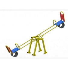 Детская качеля-балансир Dali 703/4-Р уличная со спинкой и амортизаторами