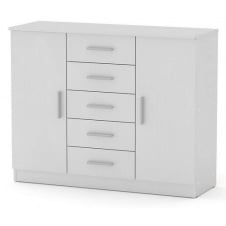 Комод Компанит 5+2 1110x891x390 дсп Белый