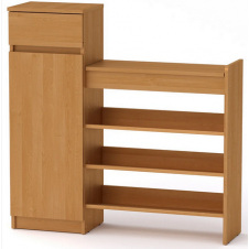 Тумба-шкафчик Компанит ТО-16 лдсп ольха обувница в прихожей