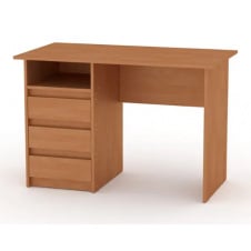 Письмовий стіл Декан Компанет 1100х600 мм з тумбочкою з дсп вільха