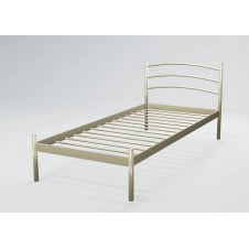 Бежевая кровать Маранта-мини Tenero 800х1900 мм металлическая