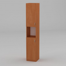 Книжный шкаф Компанит КШ-10 1950x366x350 мм ольха